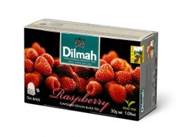Herbata DILMAH AROMAT MALINY (20 saszetek) 85041 czarna