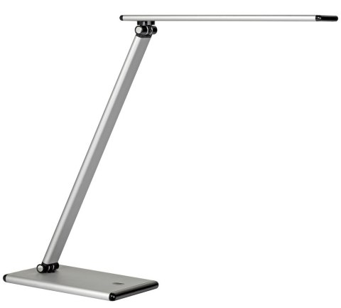 Lampka biurkowa UNILUX TERRA LED, metaliczny szary, dotykowy włącznik, 400077409