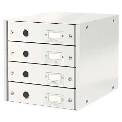 Pojemnik z 4 szufladami LEITZ C&S biały 60490001