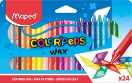 Kredki COLORPEPS świecowe 24 kolorów 861013 MAPED