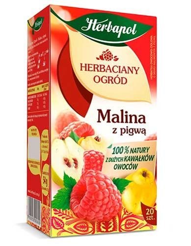 Herbata HERBAPOL MALINA Z PIGWĄ 20t