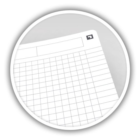 Kołonotatnik A4 90 kartek, kratka / tagi, MY COLOURS, OXFORD, 100101864