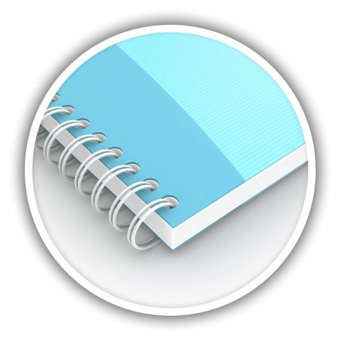 Kołonotatnik A4 90 kartek, kratka / tagi, MY COLOURS, OXFORD, 100101864