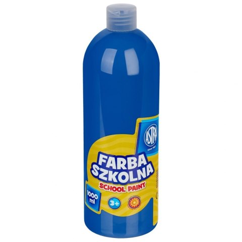 Farba szkolna Astra 1000 ml - niebieska ciemna, 301217048