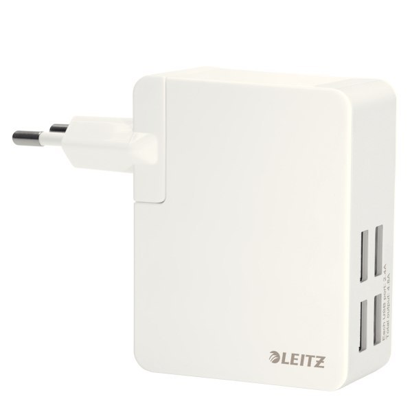 Ładowarka sieciowa LEITZ Complete 4 porty USB 24waty 62190001