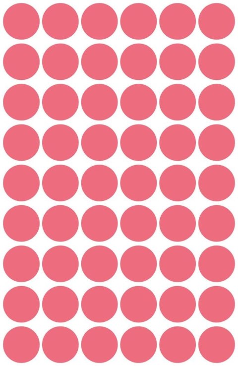 Kółka do zaznaczania czerwone neon 3147 Q12 5ark Avery Zweckform