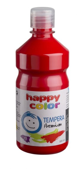 Farba TEMPERA Premium 500ml czerwona HAPPY COLOR HA 3310 0500-2