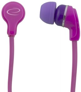 Słuchawki douszne neon różowe EH147P ESPERANZA