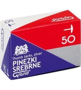 Pinezki srebrne S50 (10paczek) GRAND 110-1378
