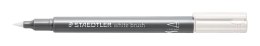 Flamaster pędzelkowy Metallic brush do Bullet Journal biały STAEDTLER 8321-0