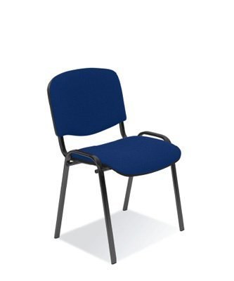 Krzesło konferencyjne ISO black CU-6 niebieski
