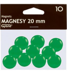 Magnes 20mm GRAND zielone 10 szt 130-1692