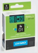 Taśma DYMO D1 - 19 mm x 7 m, czarny / zielony S0720890 do drukarek etykiet