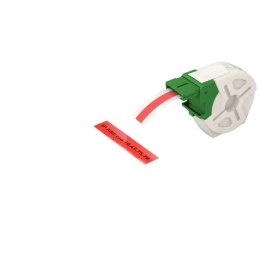 Kaseta z samoprzylepną, plastikową taśmą do drukowania etykiet Leitz Icon, szer. 12 mm, czerwona 70150025