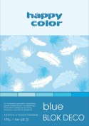 Blok DECO BLUE HAPPY COLOR A4 20ark.170g 5 ko lorów HA 3717 2030-032