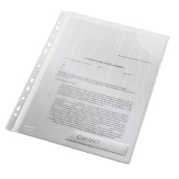 Folder LEITZ Combifile usztywniony biały przezroczty (3szt) 47280003