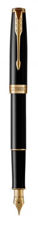 Pióro wieczne (F, stalówka ze stali) SONNET BLACK LACQUER GT PARKER 1931494, giftbox