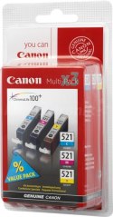 Tusz CANON CLI-521 Pack CMY IP3600/4600 MP540/620/630/980