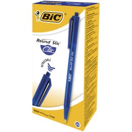 Długopis BIC Round Stic Clic niebieski, 926376