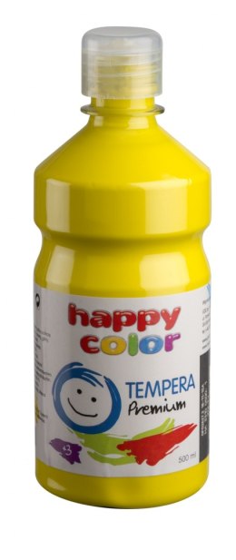 Farba TEMPERA Premium 500ml żółta HAPPY COLOR HA 3310 0500-1
