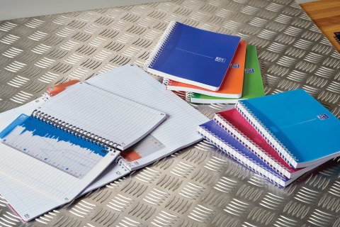 Kołonotatnik A4 90 kartek, linia / tagi, MY COLOURS, OXFORD, 100104241