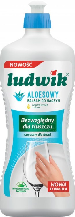 LUDWIK Płyn do mycia naczyń 900g balsam z aloesem 028171