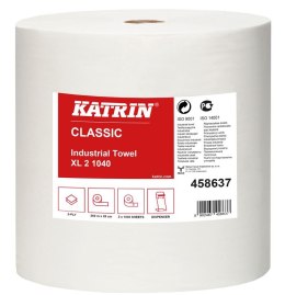 Czyściwo papierowe KATRIN CLASSIC XL 2 1040, 458637,