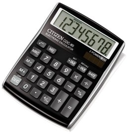 Kalkulator biurowy CITIZEN CDC-80 BKWB, 8-cyfrowy, 135x80mm, czarny