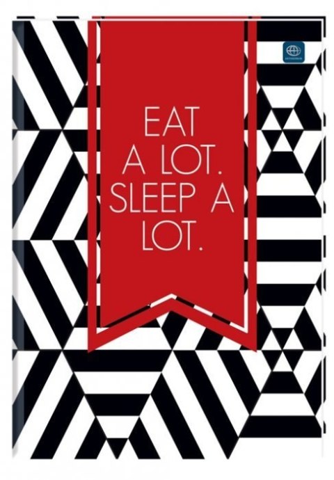 Brulion B5 160k linia twarda oprawa INTERDRUK