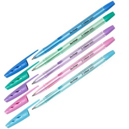 Długopis kulkowy Tribase Pastel, niebieski, 0,7 mm, mix kolorów 265897/91736 Berlingo