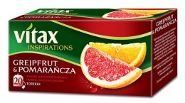 Herbata VITAX INSPIRATIONS GREJPFUT&POMARAŃCZA 20t*2g zawieszka