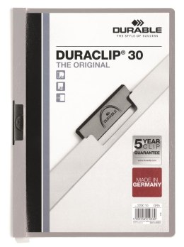 Skoroszyt DURABLE DURACLIP Original 30 szary 2200-10