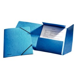 Teczka kartonowa z gumkami ESSELTE niebieska 26595