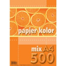 Papier ksero A4 mix kolorów (500 arkuszy) KRESKA
