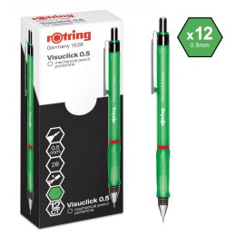Ołówek automatyczny 2B, 0,5mm zielony VISUCLICK ROTRING, 2089091