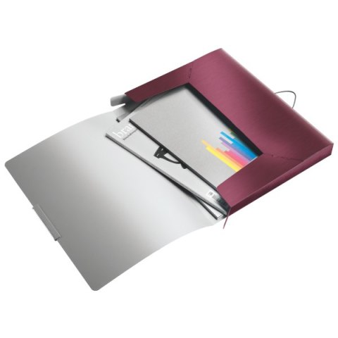 Teczka z gumką Leitz Style, 30 mm, ciemnoczerwony 39560028