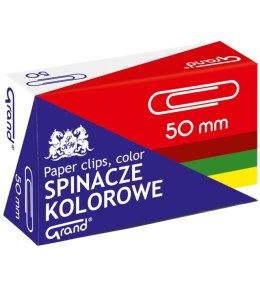 Spinacz kolorowy R-50 -50szt.GRAND 110-1661