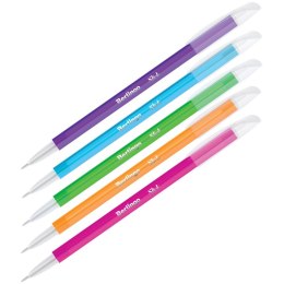 Długopis kulkowy Slick, niebieski, 0,7 mm, mix kolorów 243020/79864 Berlingo
