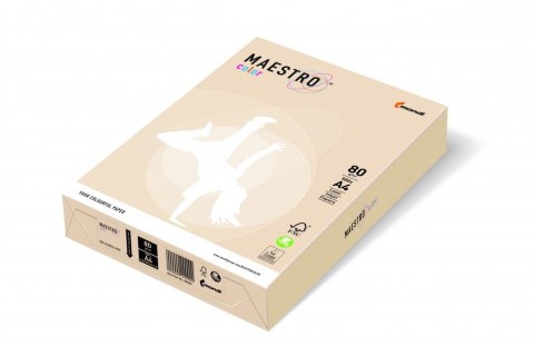 Papier ksero MAESTRO COLOR A4 80g CR20kremowy