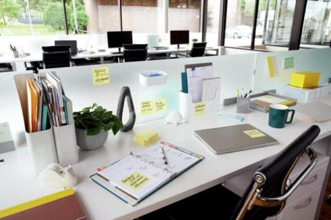 Bloczek TARTAN 76x76 żółte 100kartek 07676 3M