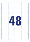 Etykiety adresowe J4720-25 45,7 x 21,2 25 ark przezroczyste, Avery Zweckform
