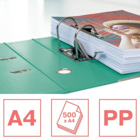 Segregator Esselte No.1 Colour"Breeze, 75mm, zielony 626505