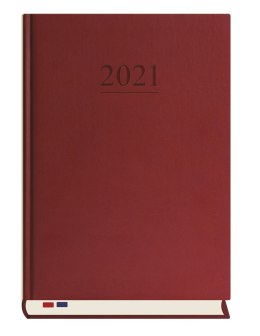 Kalendarz Stacjonarny 2023 A4 dzienny bordowy T-229V-B Michalczyk i Proko