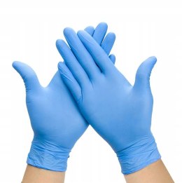 Rękawice nitrylowe L (100) niebieskie 8%VAT ZARYS