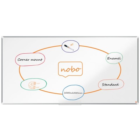 Tablica porcelanowa Nobo Premium Plus 2000x1000mm 1915150