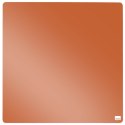 Mała kwadratowa tabliczka suchościeralna Nobo, 360 mm x 360 mm, pomarańczowa 1915622