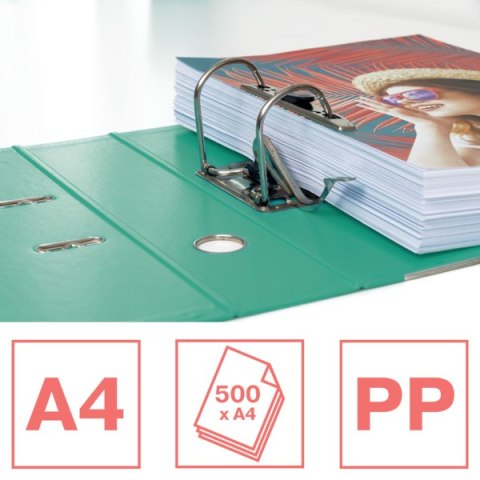 Segregator Esselte No.1 Colour"Breeze, 75mm, zielony 626505