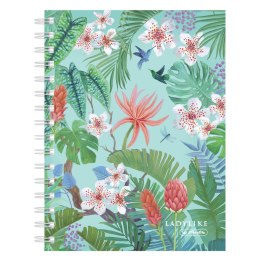 Brulion na spirali A5 100 kartek kratka ladylike jungle 50044191 Herlitz