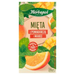 Herbata HERBAPOL Zielnik Polski Mięta z Pomarańczą i Mango 20tb/35g