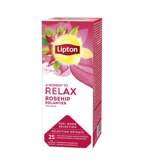 Herbata LIPTON ROSEHIP INFUSION (dzika róża) 25k.fol owocowa